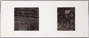 JOSEF ALBERS - Formulation: Articulation (Diptych) - screenprint - 13 1/4 x 13 1/2 in.