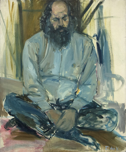 ELAINE DE KOONING - Allen Ginsberg - oil on canvas - 44 x 36 in.