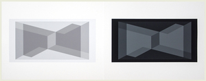 JOSEF ALBERS - Formulation: Articulation - screenprint - 8 1/4 x 17 in. ea.
