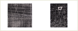 JOSEF ALBERS - Formulation: Articulation - screenprint - left: 11 3/4 x 12 1/2 in.