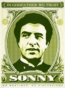 SHEPARD FAIREY - Sonny - screenprint on paper - 24 x 18 in.