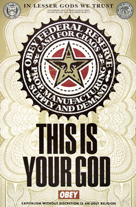 SHEPARD FAIREY-Untitled (This is Your God)