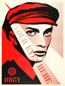 SHEPARD FAIREY-Your Eyes Here
