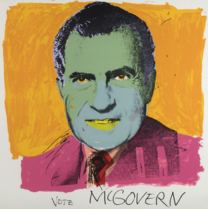ANDY WARHOL - Vote McGovern - screenprint - 42 x 42 in.