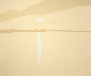 ALEX KATZ - Sunset: Lake Wesserunsett 4 - screenprint in five colors on American etching paper - 30 x 36 in.