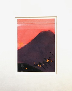TERUKO YOKOI - Untitled - egg tempera on paper - 5 3/4 x 4 1/8 in.