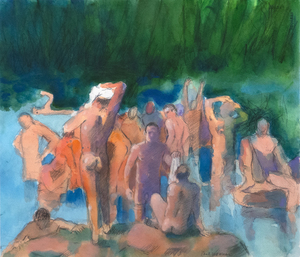 PAUL WONNER-Bathers after Cezanne