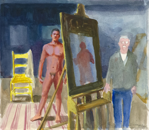PAUL WONNER-Youth and Old Age, Artist and Model