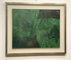 JAE KON PARK - Untitled - oil on canvas - 28 1/2 x 35 1/2 in.