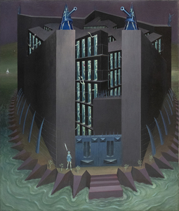 ايرفينغ نورمان--السجن--النفط علي قماش--56 x 46 في.