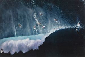 ALEX MACLEAN - Surfer, Sunset Beach Hawaii - Zibachromdruck - 30 5/16 x 43 1/2 Zoll.