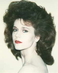 ANDY WARHOL - Jane Fonda - Polaroid, Polacolor - 4 1/4 x 3 3/8 Zoll.
