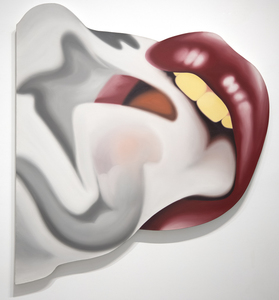 Having unwittingly inserted himself into the Pop Art conversation with his Great American Nude series, Tom Wesselmann spent the rest of his career explaining that his motivation was not to focus excessively on a subject matter or to generate social commentary but instead, to give form to what titillated him most as beautiful and exciting. His disembodied Mouth series of 1965 established that an image did not have to rely on extraneous elements to communicate meaning. But it was his follow-up performances with the Smoker series and its seductive, fetish allure that raised his standing among true sybarites everywhere. Apart from perceiving smoking as cool and chic, a painting such as Smoker #21 is the consummate celebration of Wesselmann’s abilities as a painter. Enticed by the undulating smoke, Wesselmann took great pains to accurately depict its sinuous movements and observe the momentary pauses that heightened his appreciation of its sensual nature. Like all of Wesselmann’s prodigious scaled artworks, Smoker #21 has the commanding presence of an altarpiece. It was produced during long hours in his impressive Manhattan studio in Cooper Square, and the result is one of sultry dynamism — evocative, sensual, alluring, sleek, luscious, and perhaps, even sinister — a painting that flaunts his graphic supremacy and potent realism varnished with his patented sex appeal flair.&lt;br&gt;&lt;br&gt;Tom Wesselmann expanded upon the success of his Great American Nudes by focusing on singular features of his subjects and began painting his Mouth series in 1965. In 1967, Wesselmann’s friend Peggy Sarno paused for a cigarette while modeling for Wesselmann’s Mouth series, inspiring his Smoker paintings. The whisps of smoke were challenging to paint and required Wesselmann to utilize photographs as source material to capture the smoke’s ephemeral nature properly. The images here show Wesselmann photographing his friend, the screenwriter Danièle Thompson, as she posed for some of Wesselmann’s source images.