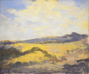 THOMAS MCGLYNN - Paisaje de California - óleo sobre lienzo - 25 x 30 pulgadas.