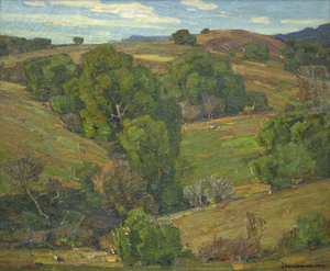 WILLIAM WENDT - Laguna Hills - oil on canvas - 25 x 30 in.