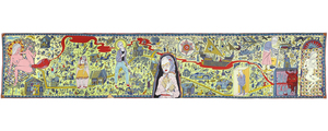 GRAYSON PERRY - The Walthamstow Tapestry - wool and cotton - 118 x 590 1/2 in.