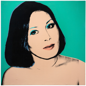 ANDY WARHOL - Sachiko Bower - acrylic and silkscreen ink on canvas - 40 x 40 x 1 1/4 in.