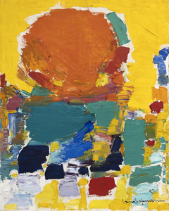 HANS HOFMANN - Setting Sun - oil on canvas - 60 x 48 in.