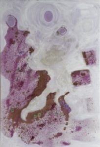 عشب ألبرت - ثلج صامت - أكريليك على قماش - 72 × 48 بوصة.