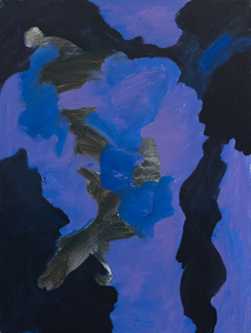HERB ALPERT - بلوز في الليل - أكريليك على قماش - 48 × 36 بوصة.
