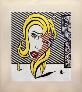 ROY LICHTENSTEIN - Blonde (Surrealist Series) - lithograph on Arches 88 paper - 30 x 27 in.