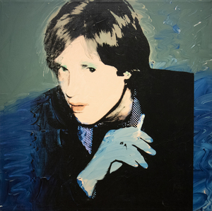 ANDY WARHOL - Jason McCoy - synthetic polymer paint and silkscreen ink on canvas - 40 x 40 x 1 1/4 in.