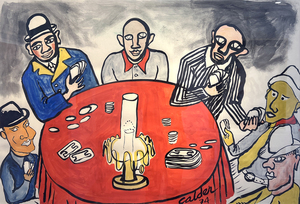 ALEXANDER CALDER-Les joueurs de cartes