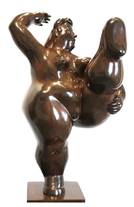 FERNANDO BOTERO - Ballerina - Bronze - 41 x 24 x 24 Zoll.