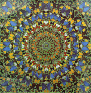 DAMIEN HIRST - Hagia Sophia (Cathedral Series) - Siebdruck mit Glasuren und Diamantstaub - 47 1/4 x 47 1/4 Zoll.