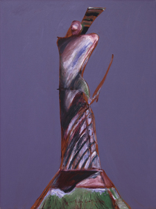 FRITZ SCHOLDER - Amerikanisches Porträt #14 - Öl auf Leinwand - 40 x 30 in.