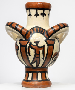 Picasso scholars widely consider &quot;Gros oiseau corrida&quot; (1953) as one of the finest ceramic editions by the artist. The commanding presence and choice of subject matter show that the work held a deeply personal meaning for the artist.  &lt;br&gt;&lt;br&gt;Picasso&#039;s self-imposed exile from Franco-controlled Spain left an unquenched internal longing for his homeland. It was through the artist&#039;s depiction of the Spanish &quot;Corrida,&quot; or bullfight, that Picasso could return to his native culture and traditions. The earthenware material used in the creation of this work is symbolic of the soil and raw earth of the Spanish countryside. Additionally, the avian vessel was a special theme for Picasso, who would often utilize the bird-like shape of ceramics. Picasso learned to paint birds as a child from his pigeon-breeding father, and as an adult, he had many pet birds.&lt;br&gt;&lt;br&gt;The bohemian coastal setting of Vallauris became a refuge for Picasso, a place where he could escape his celebrity status in Paris. While working with Suzanne and Georges Ramié of the Madoura workshop in Vallauris, Picasso produced over 600 works. These works, created over a twenty-year period, are now ensconced in the canon of art history. Comparable Picasso ceramics can be found in prominent Museum collections worldwide.