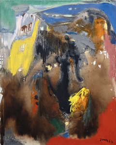 ASGER JORN - Untitled (FULL) - oil on canvas - 31 3/4 x 25 1/4 in.