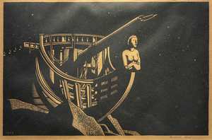 ROCKWELL KENT - Imperishable - wood engraving - 10 x 6 5/8 in.