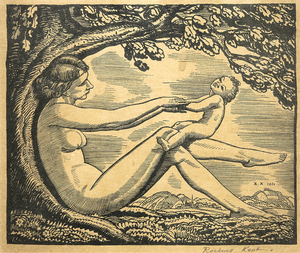 ROCKWELL KENT - Woman and Baby - engraving - 5 1/2 x 7 in.