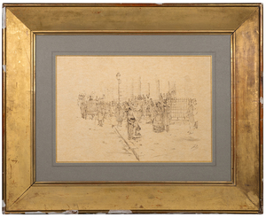 JEAN BERAUD - Le Dimanche près de St Philippe du Roule
près de St
Philippe du
Roule - ink on paper - 10 3/4 x 15 5/8 in.