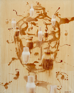 FERNANDO CANOVAS - Sodom & Gomorrah - acrylic on canvas - 63 5/8 x 51 1/4 in.
