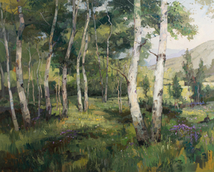 ROBERT MOORE - Summer Glade - oil on canvas - 48 x 60 in.