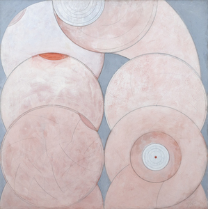 HASSEL SMITH - Eyeball to Eyeball - oil on canvas - 46 x 46 in.