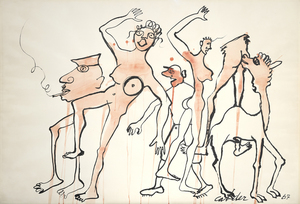 Well known for his candor and pragmatic sensibility, Alexander Calder was as direct, ingenious, and straight to the point in life as he was in his art. “Personnages”, for example, is unabashedly dynamic, a work that recalls his early love of the action of the circus as well as his insights into human nature. The character of “Personnages” suggests a spontaneous drawing-in-space, recalling his radical wire sculptures of the 1920s.&lt;br&gt;© 2023 Calder Foundation, New York / Artists Rights Society (ARS), New York
