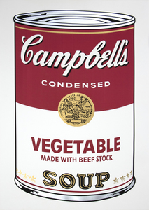 ANDY WARHOL-Sopa Campbell I: Sopa de verduras