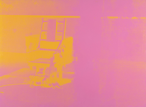 ANDY WARHOL - Electric Chair - sérigraphie en couleurs sur papier tissé - 89,5 x 121,2 cm