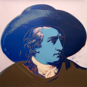 ANDY WARHOL - Goethe - serigrafía en colores - 38 x 38 in.