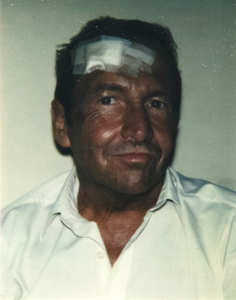 ANDY WARHOL - Robert Rauschenberg - Polaroid, Polacolor - 4 1/4 x 3 3/8 in.