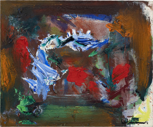 HANS HOFMANN - ללא כותרת - שמן על בד - 25X30 1/4 אינץ'