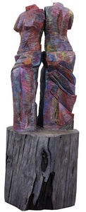 JIM DINE - Feet and Hands - painted bronze - 83 x 32 x 32 in.