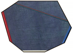 <div><font face=Lato size=3 color=black>Kenneth Noland’s <em>Gray Reflection</em> (1978) comes from the late 1970s, when the artist was deeply engaged with shaped canvases and the refinement of surface and form. The cool slate ground is animated by faint tonal shifts and angled color bands that cut across the polygonal field, creating both balance and quiet momentum.<br><br></font></div><br><br><div><font face=Lato size=3 color=black>This period was far less prolific than his celebrated 1960s circle paintings, making works such as <em>Gray Reflection </em>comparatively rare. While not part of a named series, it resonates with other late-1970s explorations like <em>Burnt Beige </em>at the Cranbrook Art Museum.<br><br></font></div><br><br><div><font face=Lato size=3 color=black>Noland, a central figure of post-painterly abstraction alongside Morris Louis and Helen Frankenthaler, is represented in major museum collections including MoMA, Tate, and the National Gallery of Art.</font></div>
