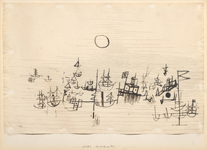 &quot;A drawing is simply a line going for a walk.&quot;&lt;br&gt;-Paul Klee&lt;br&gt;&lt;br&gt;A significant draftsman, Paul Klee&#039;s works on paper rival his works on canvas in their technical proficiency and attention to his modern aesthetic.  As an early teacher at the Bauhaus school, Klee traveled extensively and inspired a generation of 20th Century Artists.  &lt;br&gt;&lt;br&gt;Klee transcended a particular style, instead creating his own unique visual vocabulary.  In Klee&#039;s work, we see a return to basic, geometric forms and a removal of artistic embellishment.  &quot;Der Hafen von Plit&quot; was once owned by Alfred H. Barr, Jr., the First Director of the Museum of Modern Art, New York.