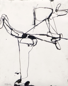 Richard Diebenkorn a expliqué un jour : &quot;Toutes les peintures partent d&#039;une humeur, d&#039;une relation avec les choses ou les gens, d&#039;une impression visuelle complète.&quot; Connu pour son rôle déterminant dans le mouvement d&#039;art figuratif de la Bay Area, un contre-pied à l&#039;abstraction dominant le New York d&#039;après-guerre, Diebenkorn a souvent oscillé entre figuration et abstraction. En 1952, il accepte un poste de professeur à l&#039;université de l&#039;Illinois à Urbana pour une année universitaire. Il y enseigne le dessin aux étudiants en architecture et utilise l&#039;une des chambres de sa maison comme atelier. Cette période de 1952 à 1953, connue sous le nom de série Urbana, est une période productive et charnière dans le développement du style de Diebenkorn. Son exploration novatrice de la figuration à travers l&#039;abstraction a débuté au cours de ces premières années cruciales et s&#039;est pleinement concrétisée dans sa célèbre série Ocean Park à la fin des années 1960 et dans les années 1980.