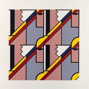 ROY LICHTENSTEIN - Modern Print - Lithographie und Siebdruck in Farben auf Arjomari Papier - 24 x 24 in.