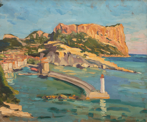 SIR WINSTON CHURCHILL-View Over Cassis Port (C 333)